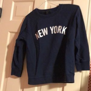 jcrew “new york” sweatshirt